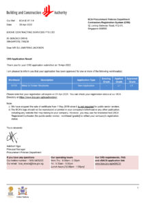 BCA Approval - SY10 Metal & Timber Structures